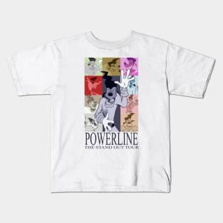 Powerline Tour Poster Kids T-Shirt